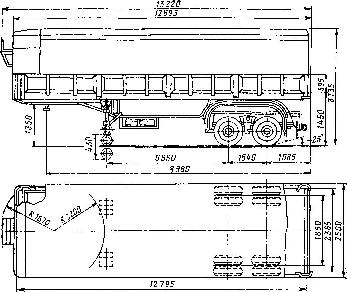 полуприцеп маз характеристики. габариты прицепа маз 93866. маз 938660 габариты. полуприцеп маз 938662 чертеж. полуприцеп бортовой апс5541.
