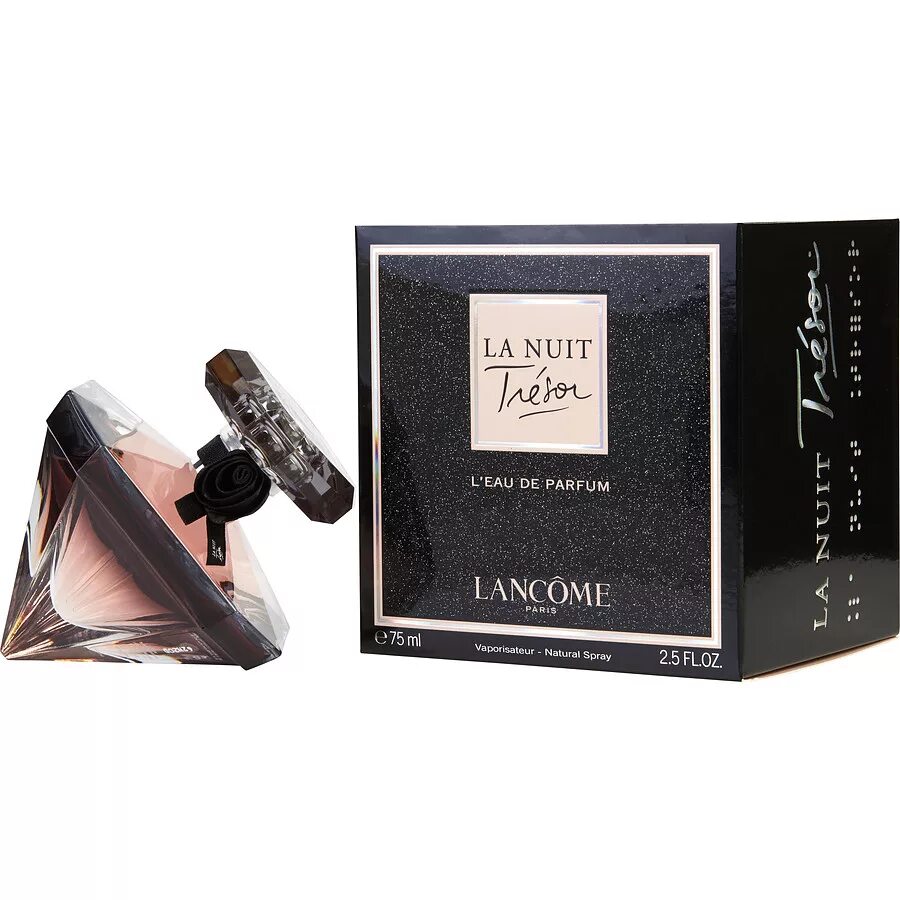 Ланком нут. Духи la nuit tresor. lancome tresor la nuit, edp, 75 ml. lancome la nuit tresor 75 мл. ланком духи женские трезор ла нуит.