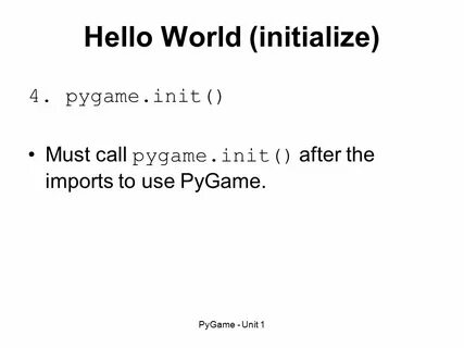 Библиотека pygame пайгейм презентация 9 класс