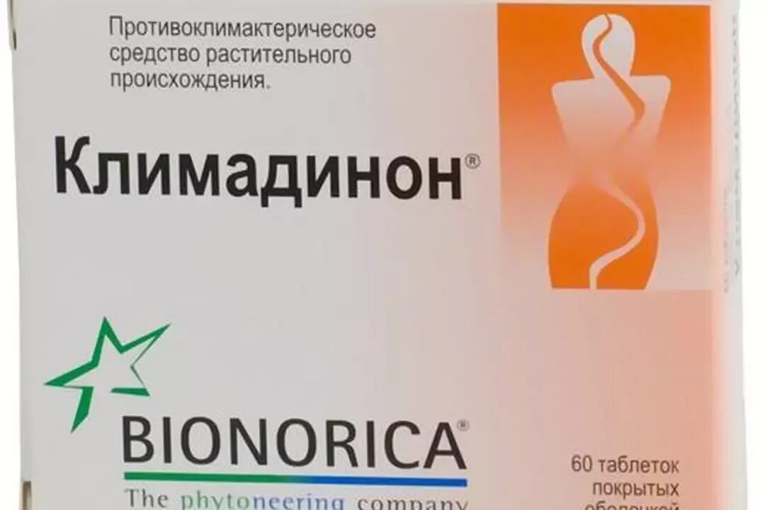 Климадинон таб. №60. Таблетки от климакса Bionorica. Лекарство от климакса для женщин. Таблетки от климакса от приливов недорогие.