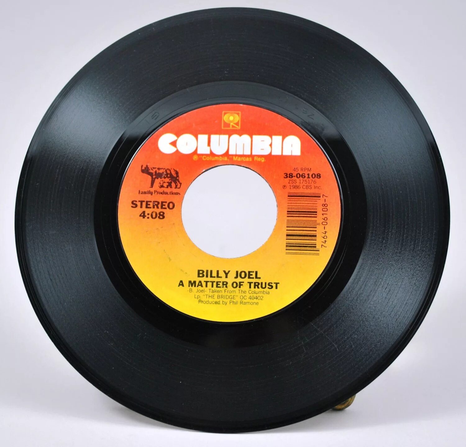 Matter of trust joel. 45 RPM винил. Пластинка 45 RPM 180 gr. Vinyl record 45 RPM. Пластинка сингл.