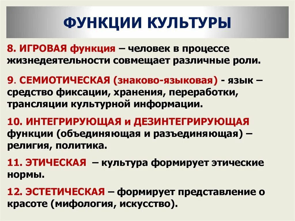 Роль культуры на человека общество