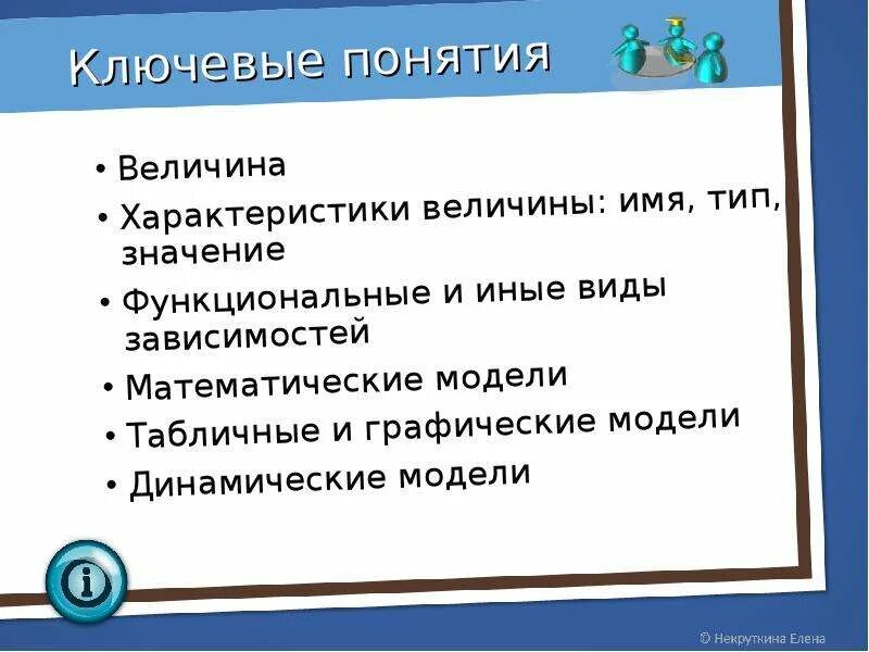 Свойства понятия величина. Моделирование зависимостей между величинами 11 класс. Модель характеристики величины. Характеристики величины Тип значение. Зависимости между величинами функциональные и иные.