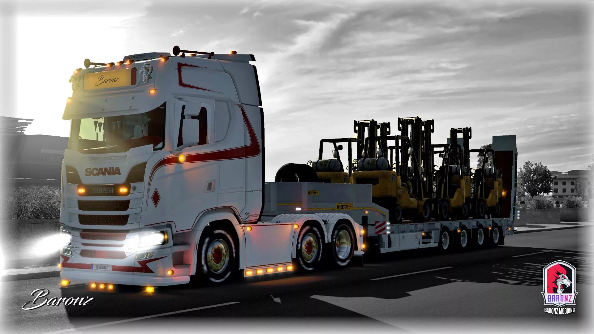 Цлс етс 2. Ets 2 scania трал. скания для етс 2 1.35. scania baronz. етс 1.35.