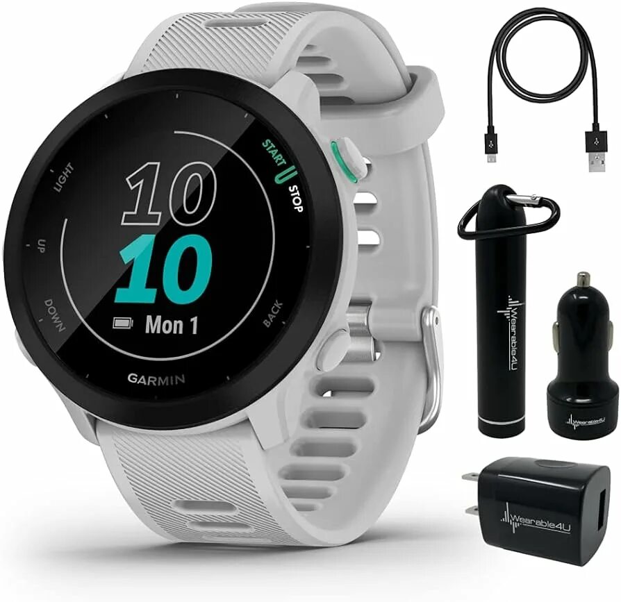 Garmin Forerunner 55. Часы Garmin Forerunner 55. Forerunner 55 белые. Умные часы Garmin Forerunner 55 на руке.