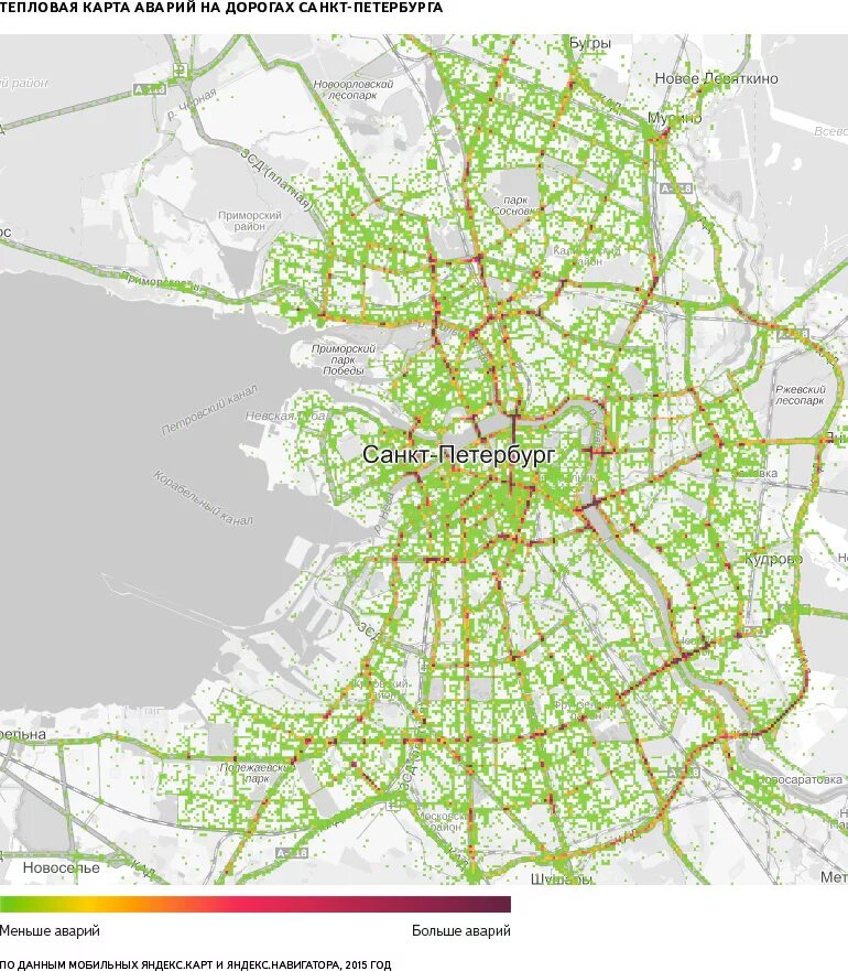 Новая карта дорог санкт петербурга