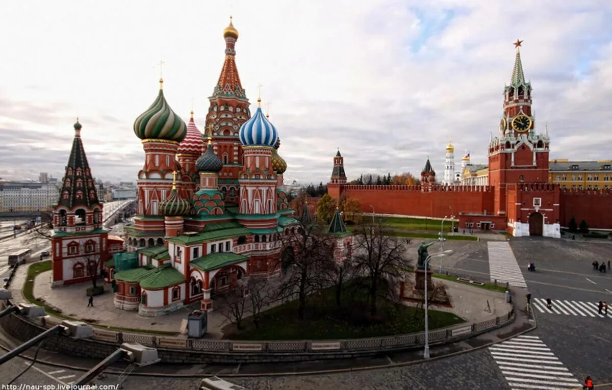 Храм Василия Блаженного Москва. Спасская башня и храм Василия Блаженного.