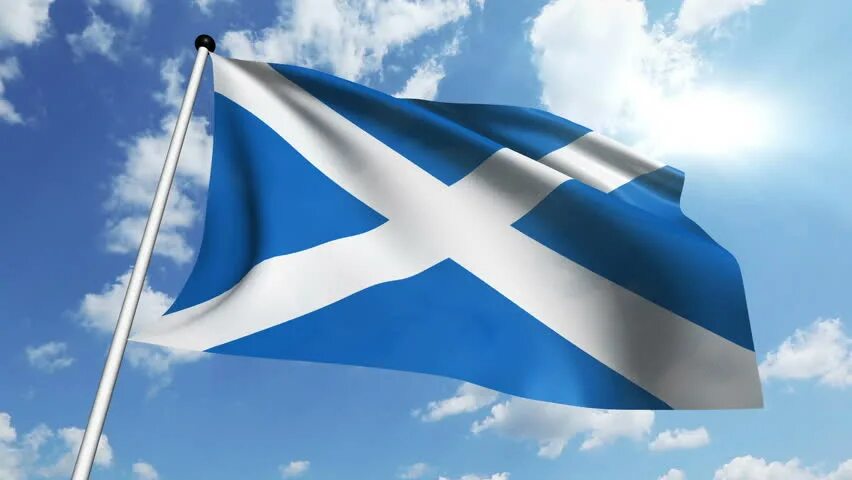 Флаг шотландии. Флаг Шотландии фото. St Andrews Cross. Шотландия с флагом горы.