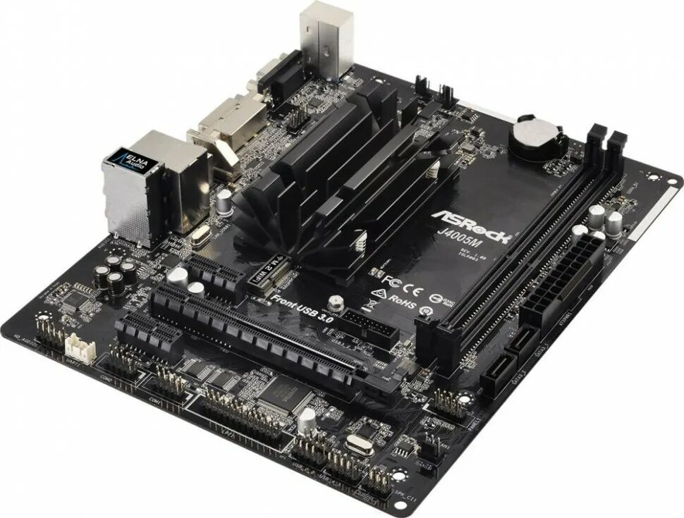 Микро атх материнские. ASROCK j4005m. ASROCK j4005b-ITX. Материнская плата ASROCK j4005m. Материнская плата ASROCK j4125m.