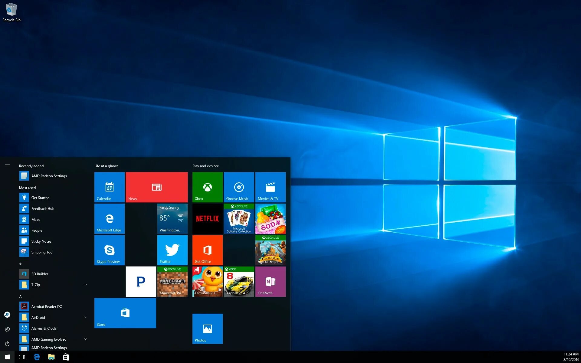 Windows 11 какие игры. Windows 10 start. Меню виндовс 10. Windows 10 пуск. Меню пуск Windows 10.