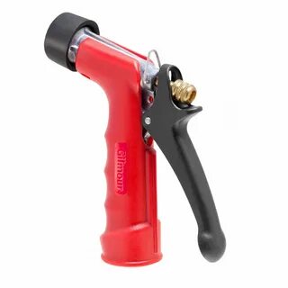 Heavy-duty, full size metalized zinc body | Insulated molded grip for spray...