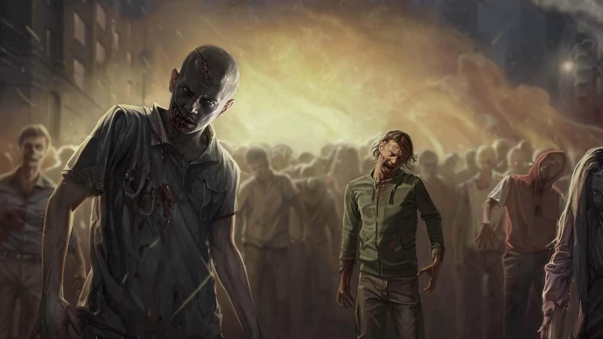 Мир зомби. Зомби апокалипсис город l4d.