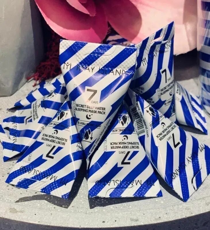 Увлажняющая ночная маска 7days secret deep water sleeping pa. 7 days sleeping mask pack. May island 7 days secret deep water sleeping mask pack. May island 7 days secret deep water sleeping pack, 5гр*12. 7 days secret deep water sleeping mask pack.