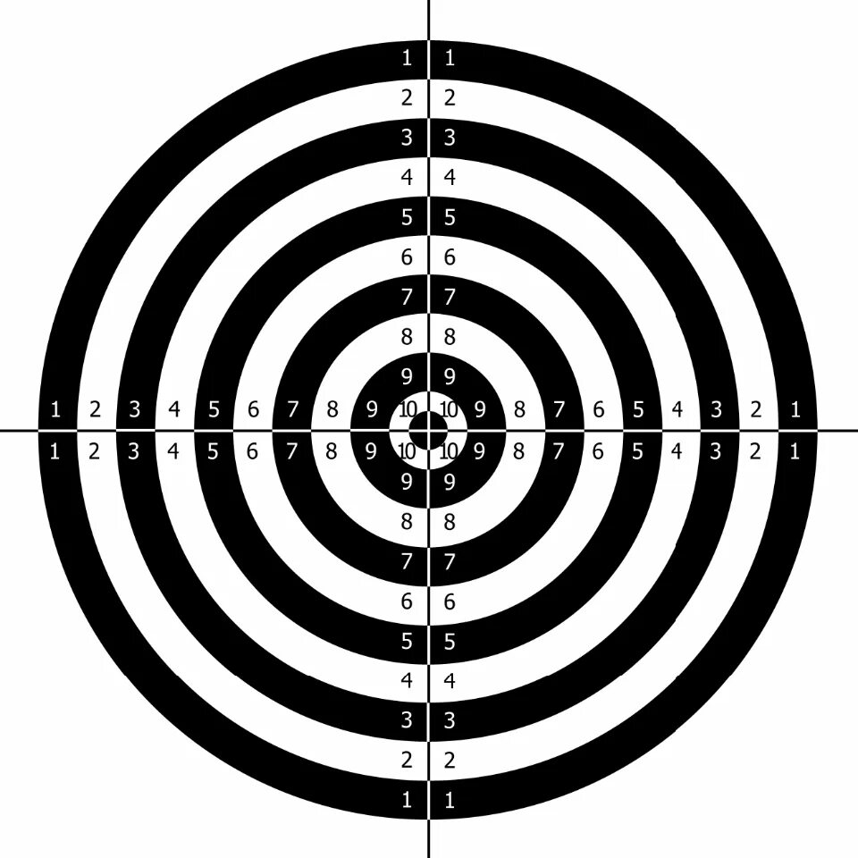 Мишень для воздушки 20 метров. Пристрелочная мишень на 100 метров. Мишени для пневматики а4 пристрелочная. Мишень черная. Мишень birchwood casey.