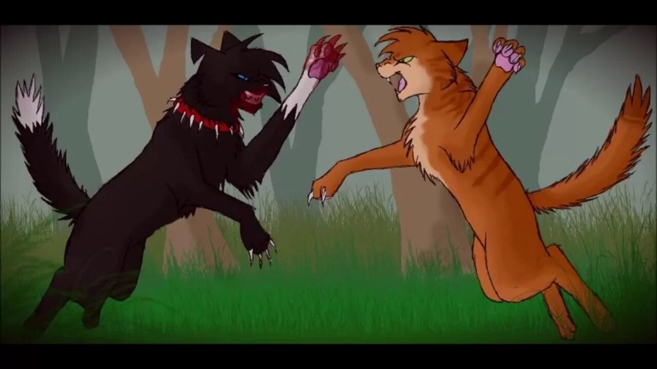 Коты Воители Огнезвёзд и Бич. Коты Воители Tigerstar and Scourge. Коты Воители Бич. Cat Warriors Scourge and Firestar. Полоса и бич