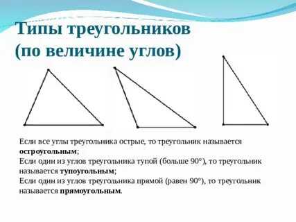 Сколько градусов в треугольнике в остром