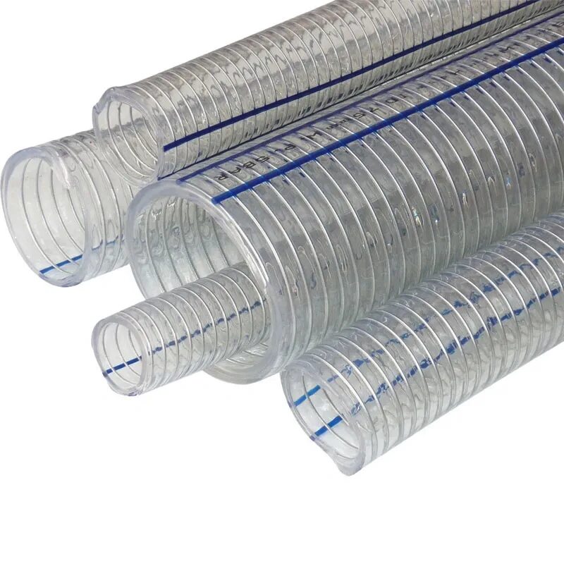 Шланг PVC Steel wire Hose 1-1/2 x50m. Technoflex wire reinforced PV 50 армированный шланг. Шланг ПВХ HIFITT Metal-Flex д.51мм. Шланг ПВХ вс, армированная ПВХ спиралью (ID-050 мм).