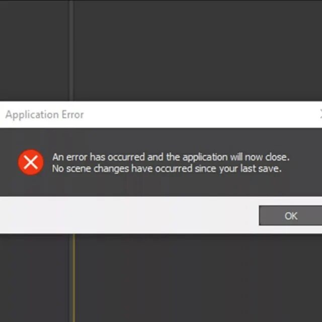 Ошибки 3d Max. Ошибка: an Error has occurred.. 3д Макс ошибка. Application Error 3ds Max.