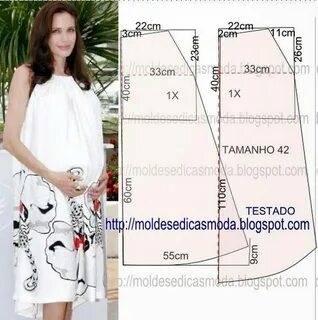 Выкройка платья для беременных от школы шитья анастасии корфиати.