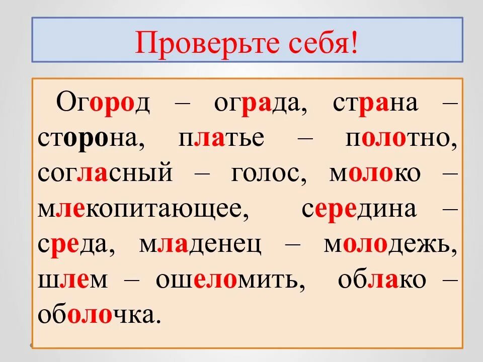 Подобрать слова с полногласными. Полногласные и неполногласные чередования. Полногласие и неполногласие примеры. Неполногласные сочетания и полногласные сочетания. Полногланые и неолнгласные сочитания.