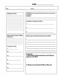 Book report example