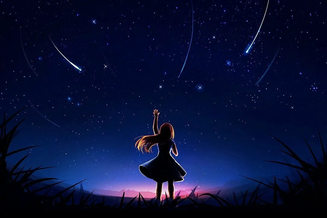 Рисунок мечтая о звездах. Девочка и звезды. Девушка и звездное небо. Девушка звезда. Девушка ночь звезды.