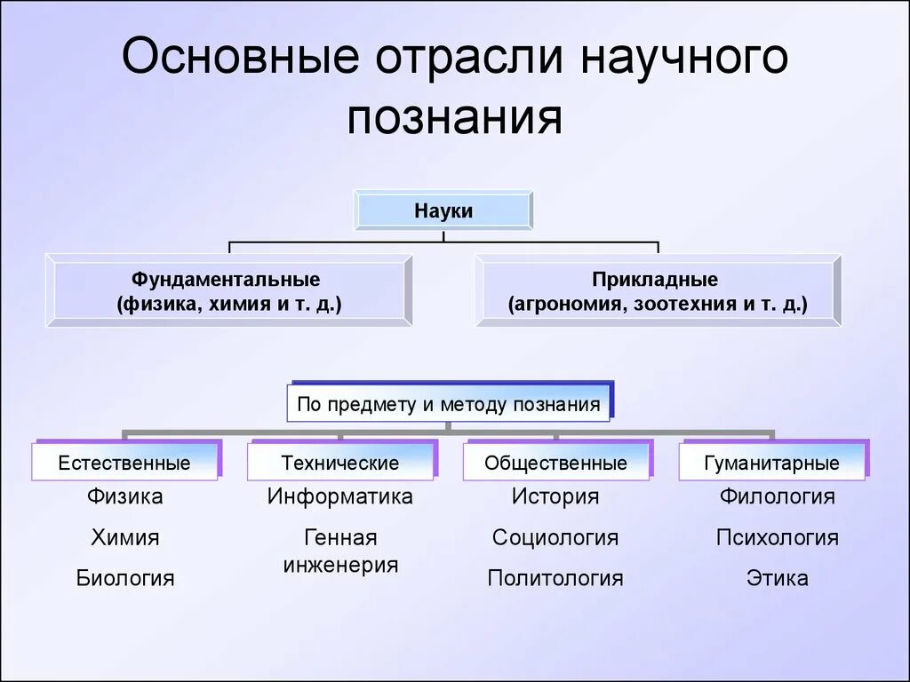 Приведите пример научного знания. Отрасли науки. Льрпсли научного знания. Основные отрасли научного познания. Основные отрасли науки.