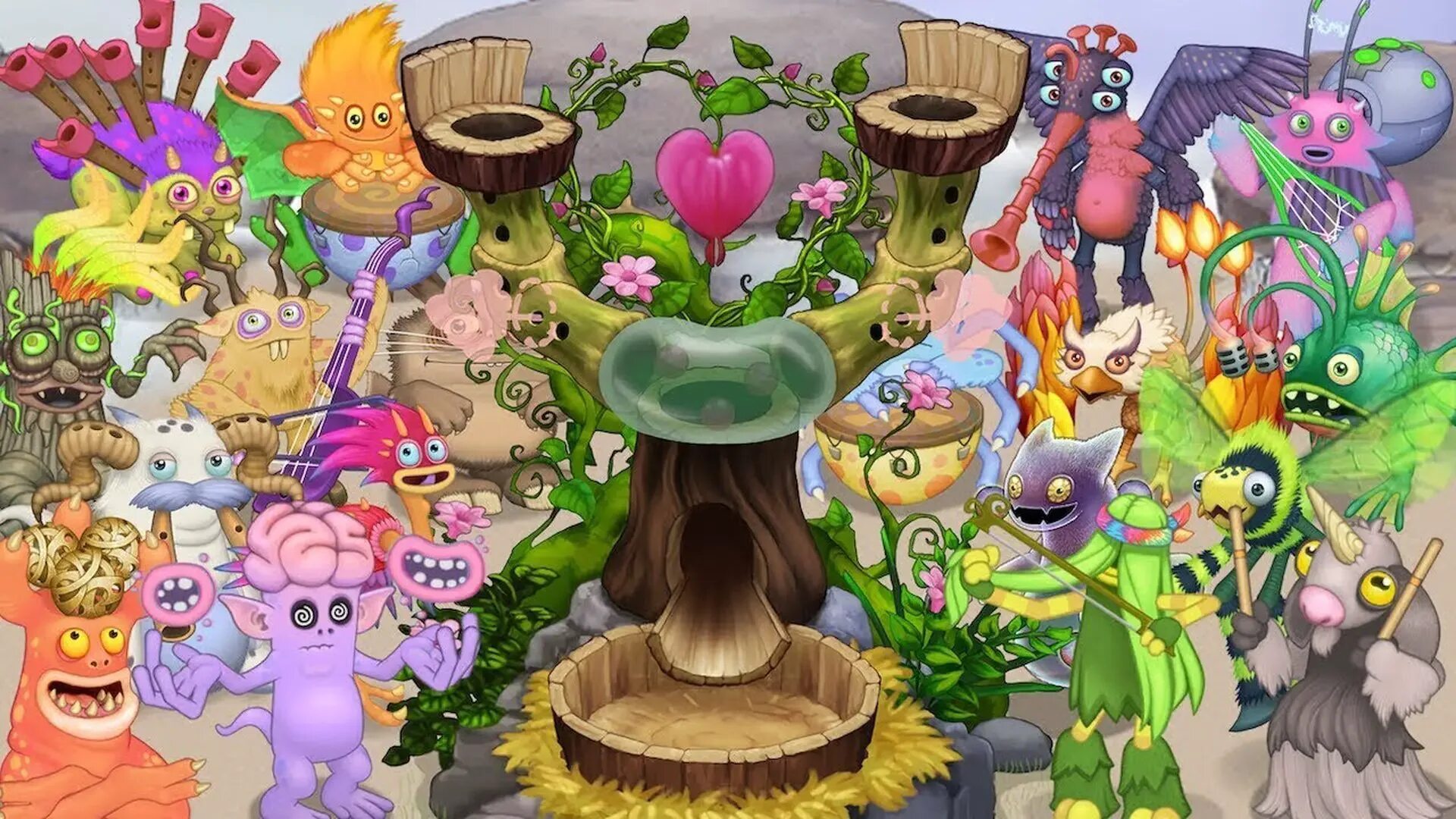 Суть игры my singing monsters. Май сингинг Монстер. MSM all Monsters. Май сингинг Монстер монстры. Монстры из my singing Monsters.