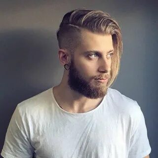 Прическа с длинными боками