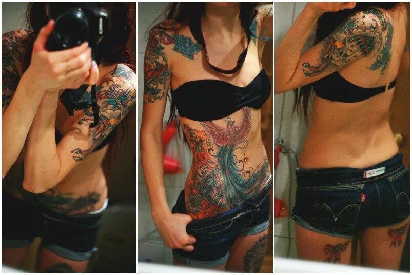 Девушка скрывает татуировку. Перекрытие шрамов татуировкой. Тату на ребрах для девушек. Лучшие места для тату у девушек. Перекрытие шрамов татуировкой.