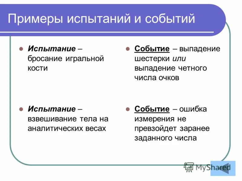 События примеры. Достоверные события примеры. Невозможные события примеры. Виды событий примеры.