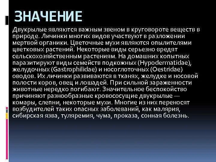 Что означало мушка. Двукрылые значение в природе и жизни человека. Отряд Двукрылые значение. Значение двукрылых насекомых. Значение мух в природе.