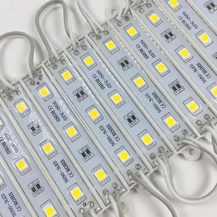 Led rohs. Светодиодный модуль smd 5054/3led. светодиодный модуль 3-leds smd5050 12v. светодиодный модуль 12v 5050 3led. светодиодный модуль 3led 5050 w.