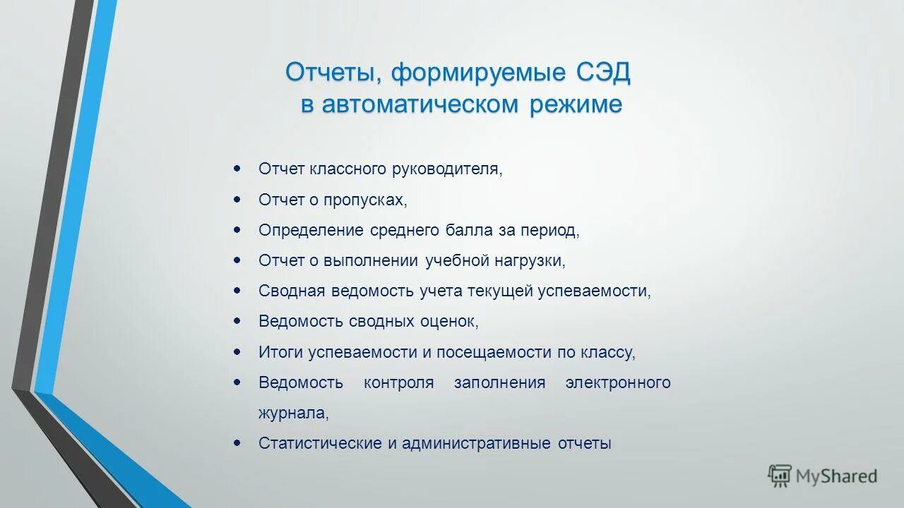 презентация отчет директора
