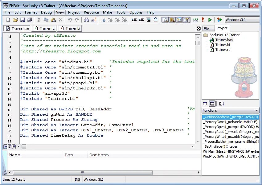 Spelunky 2 трейнер. Freebasic рисунки с программой. Freebasic 1. Freebasic. 04 что это.