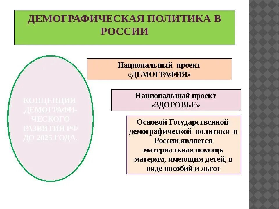 Информация о демографической политике
