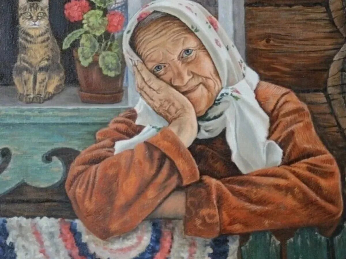 Бабушек всегда хорошо. Бабушка в платочке рисунок. Старушка в платке рисунок. Нарисовать бабушку в платке. Бабушка в платке рисунок.