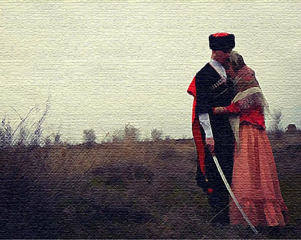 Как казачка крепко. Казак и казачка. красивый казак. казачка провожает казака. казачество женщины.