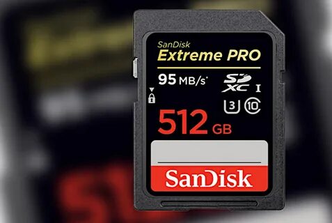Карта памяти sandisk 512gb