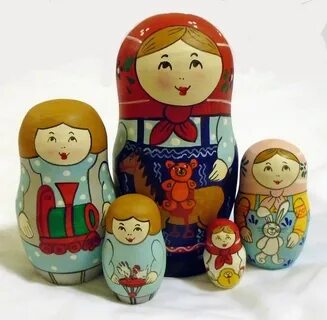 Матрешка традиционная игрушка
