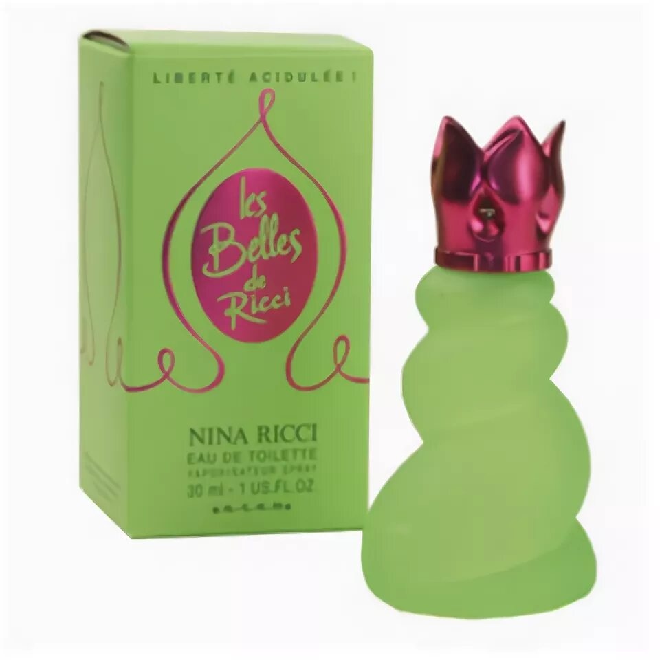 Les Belles de Ricci liberte acidulee от Nina Ricci. Духи с зеленой крышкой