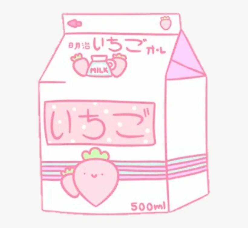 Miss circle r64 milk bed. Кавайные молоко. Strawberry Milk Стикеры. Бутылочки kawaii Strawberry Milk Art. Кавай рисунки молоко.