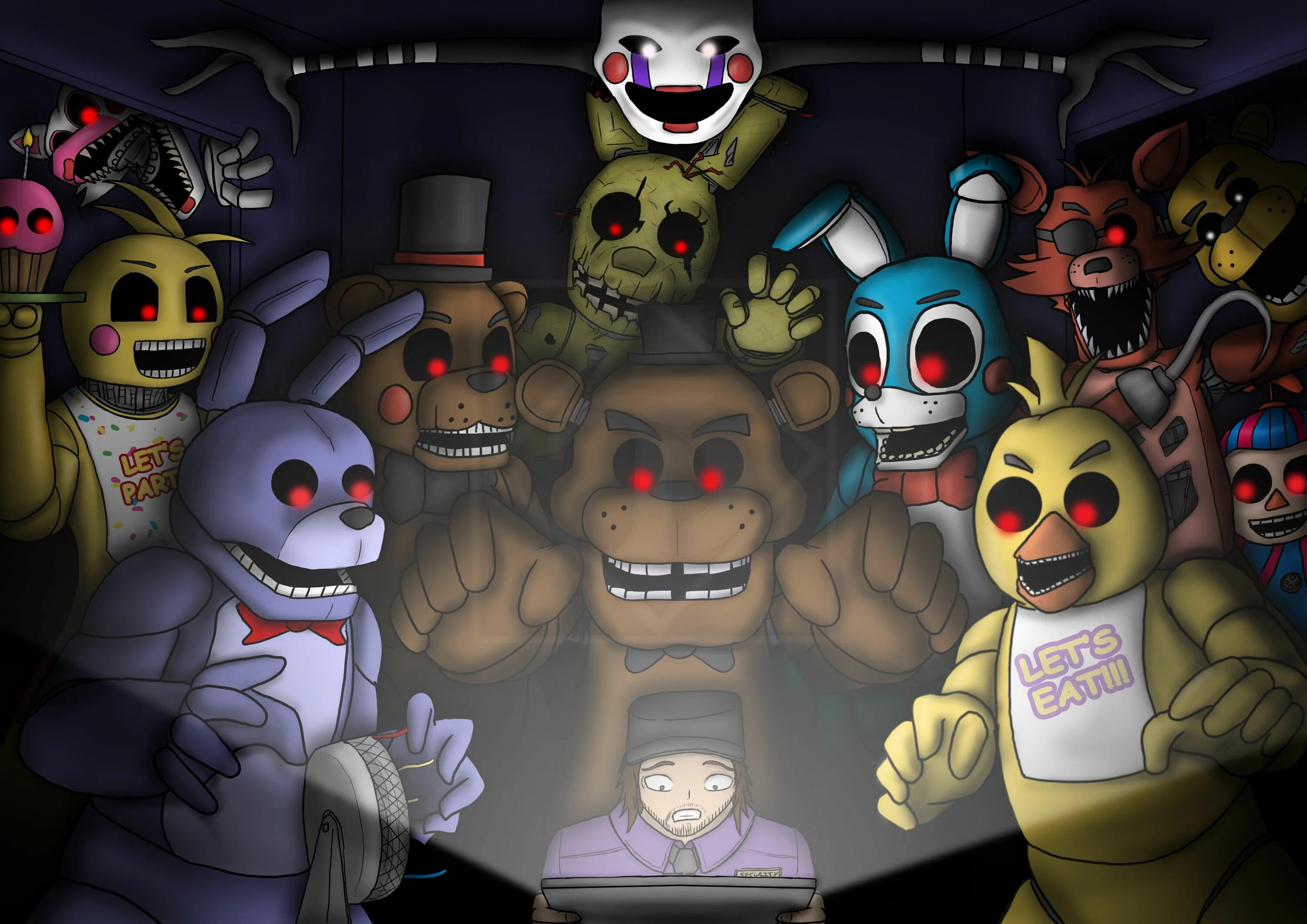 Fnaf играть за аниматроников