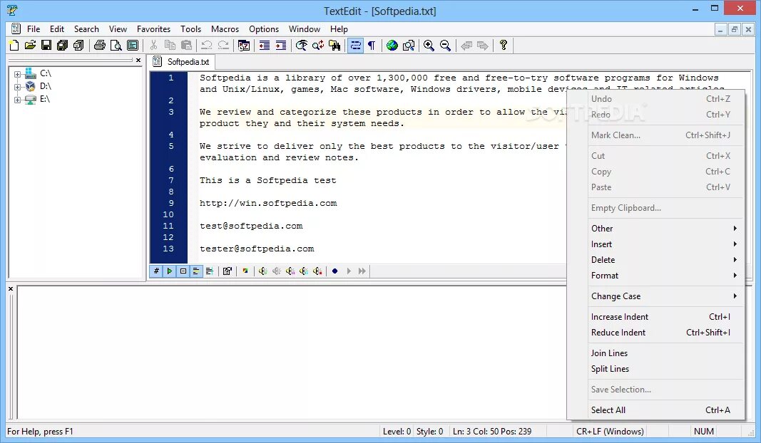 Notes for windows users