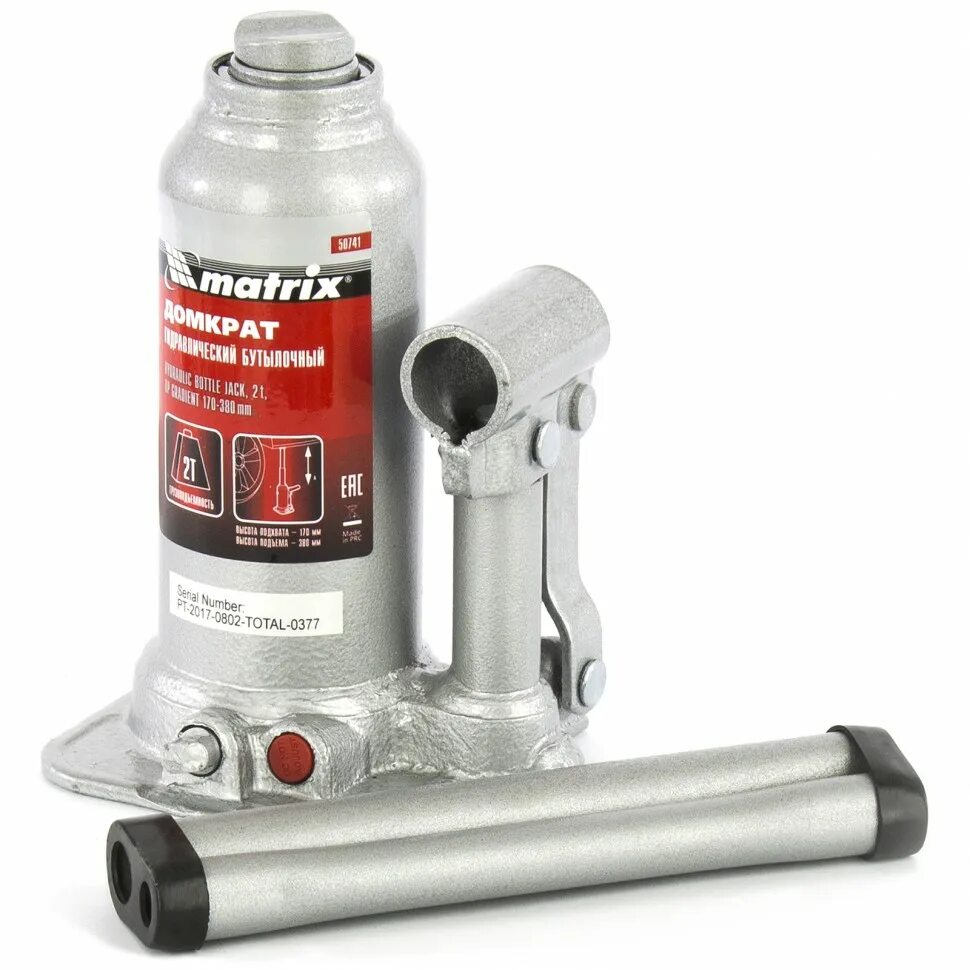 Домкрат бутылочный гидравлический matrix 50766 (8 т). Домкрат matrix 50715 гидравлический бутылочный, 2 т, h подъема 181–345 мм. Домкрат бутылочный гидравлический matrix 50764. Домкрат 2т "matrix" кейс. Домкрат бутылочный гидравлический matrix 50741.