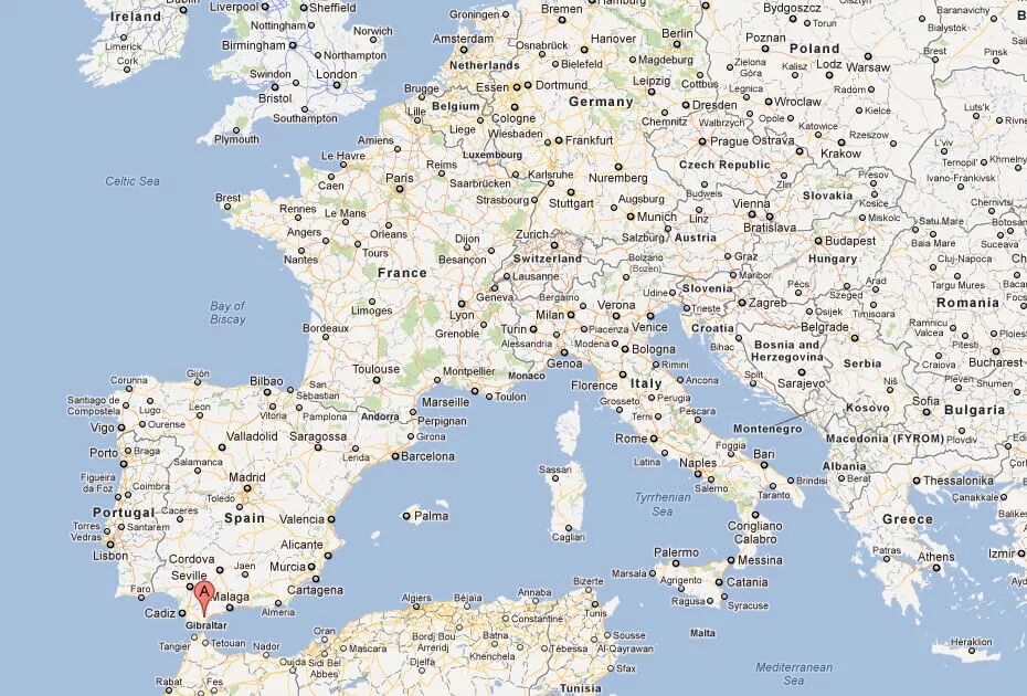 Страна с городом марибором. Карта Мальты на карте Европы.