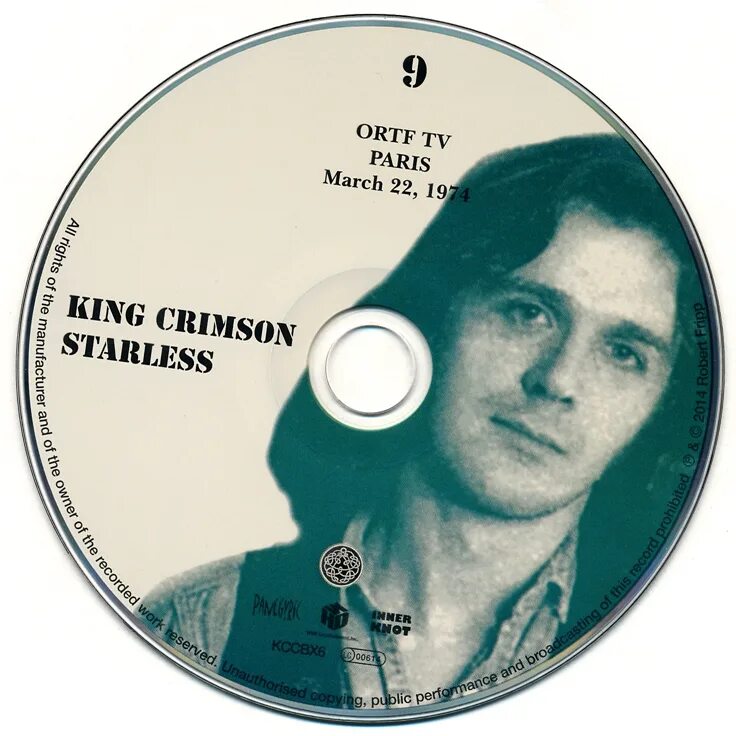King Crimson Starless Notes. King Crimson Starless and Bible Black.