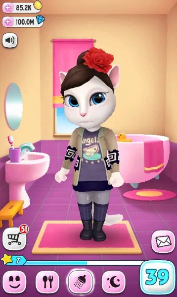 Игра взломка анжелы. Анджела 1 игра в Анджела. My talking Angela 2. My talking Angela 2 2021.