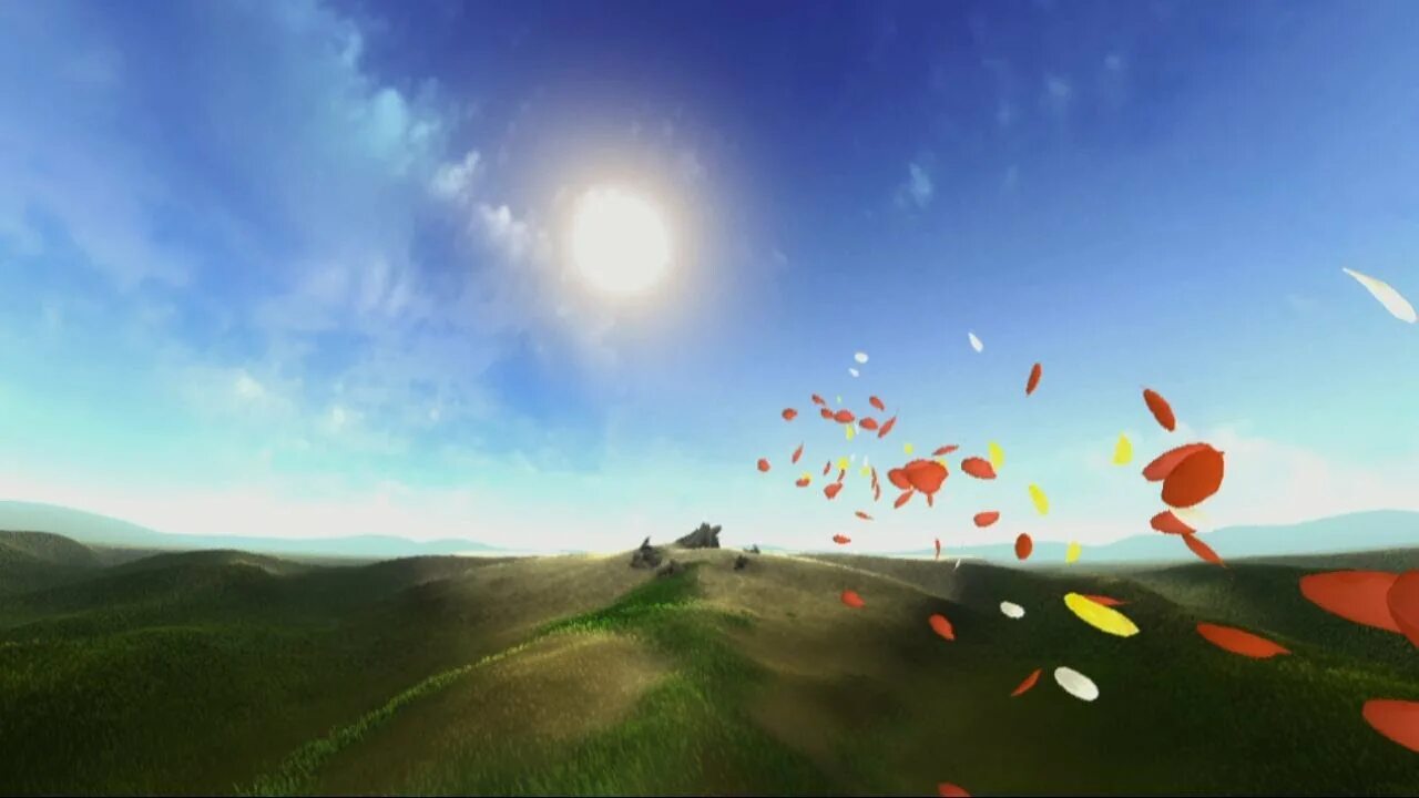 Thatgamecompany. Flower игра. Flower игра 2009. Flower thatgamecompany. PS game Flower.