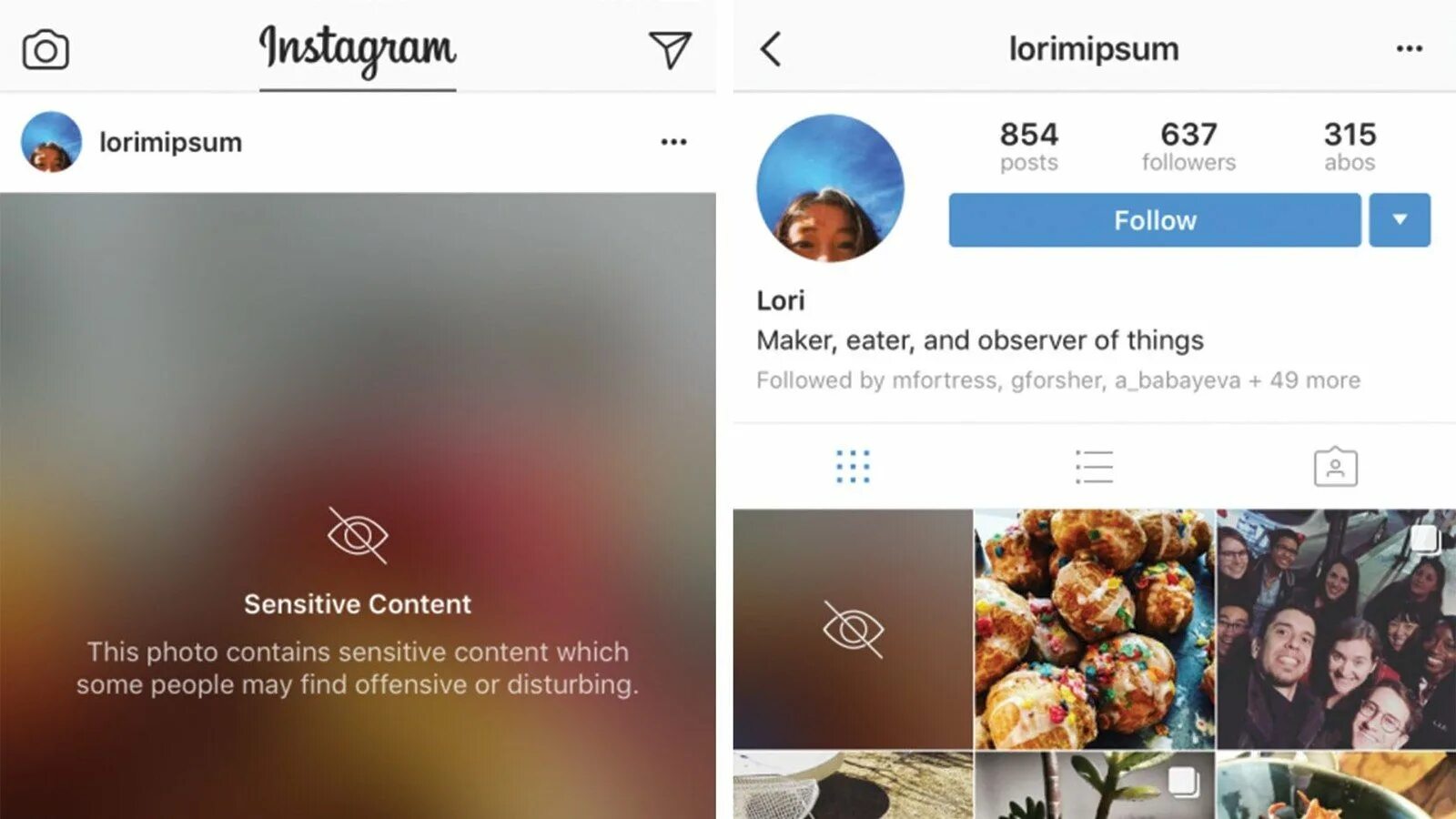 Потенциально неприемлемый. Sensitive content Instagram. Неприемлемый контент в инстаграме. Скрытый контент Instagram. Блюр для инстаграма.